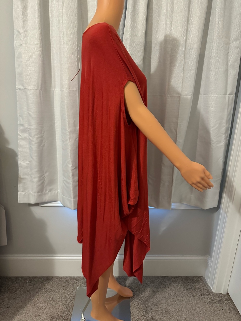 Cool Three Bird Nest WREN one size oversized tunic asymmetrical shirt dress new - Picture 5 of 7